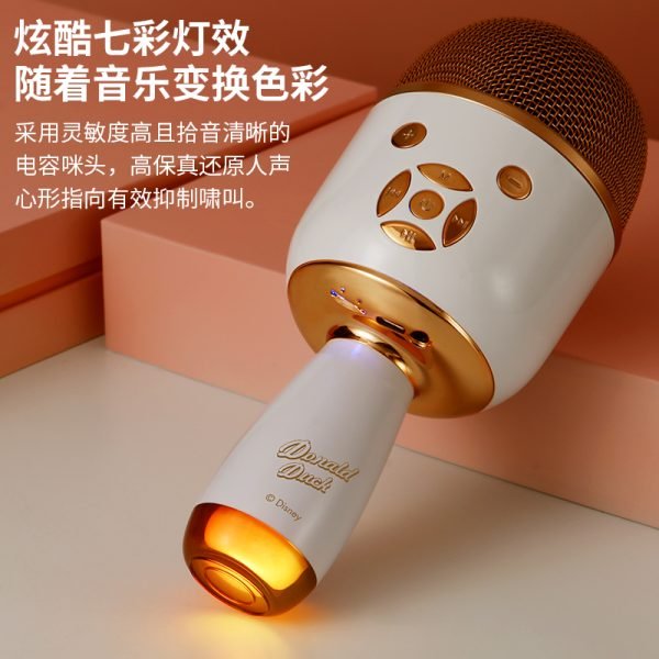 炫酷七彩麦克风
